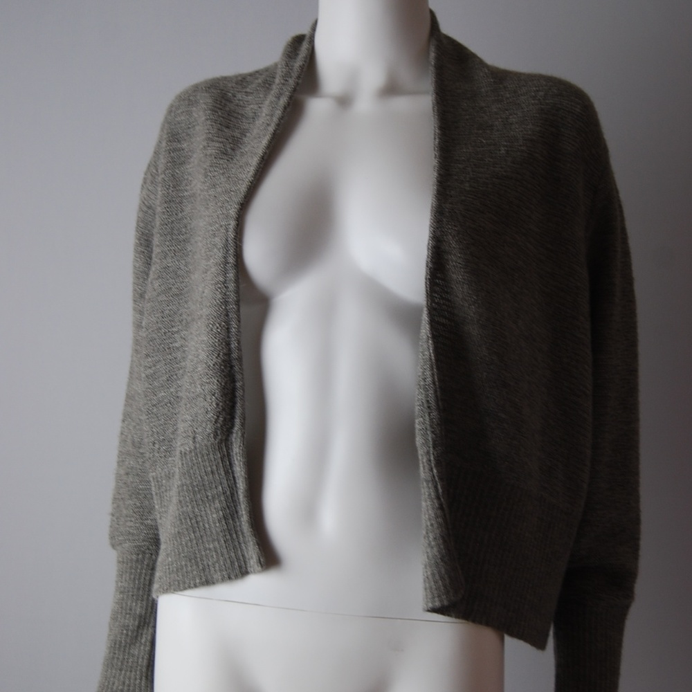 Eileen Fisher open front sweater sz M